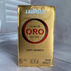 Кава Лаваца Оро Lavazza Oro, 100% арабіка, 5/10, 250г, Італія