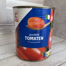 Очищені помідори в томатному соусіTomaten in Tomatensaft 800г
