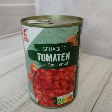 Томати подрібнені Tomatoes chopped in tomato juice 400 г, Classic