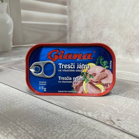 Печінка тріски Giana 115 г