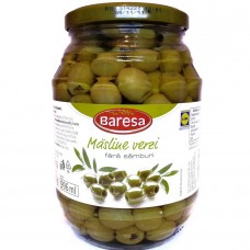Оливки зелені без кісточки Барес Masline verzi 920г, Baresa