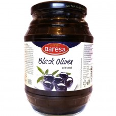 Маслини чорні без кісточки Барес Black Olives 920г, Baresa