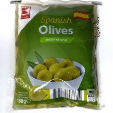 Оливки зелені Spanish Olives with stone 180г, Classic