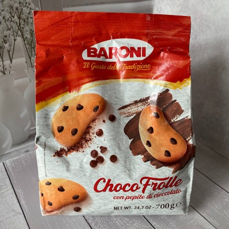 Печиво пісочне з шоколадом Baroni 700g