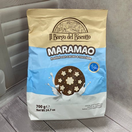 Печиво 700г Maramao какао та лісовий гооріх