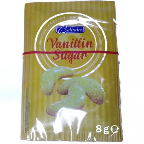 Цукор ванільний Vanillin Sugar 80г (10 х 8г), Belbake