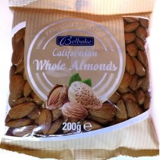Цельный миндаль Californian Whole Almonds 200г, Belbake