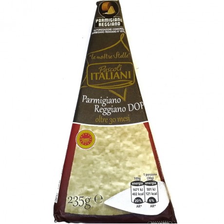 Сир Пармезан Parmigiano Reggiano DOP 30 mesi 235г, Pascoli Italiani