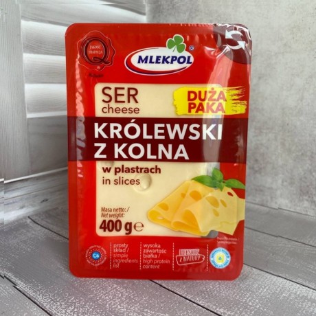 Сир Krolewski z kolna Mlekpol 400 г