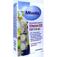 Вітамін Д3 для дітей Vitamin D3 fur Kinder 60шт